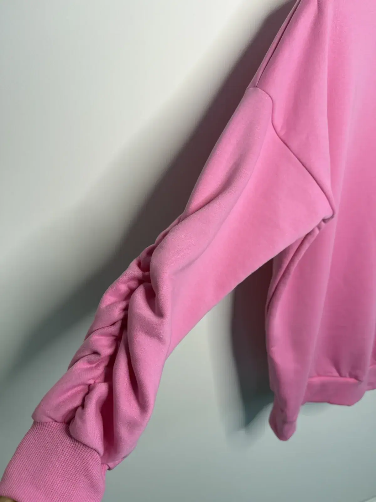Bluza Pink Mania różowa cieplutka długa – miniatura 9 z 11