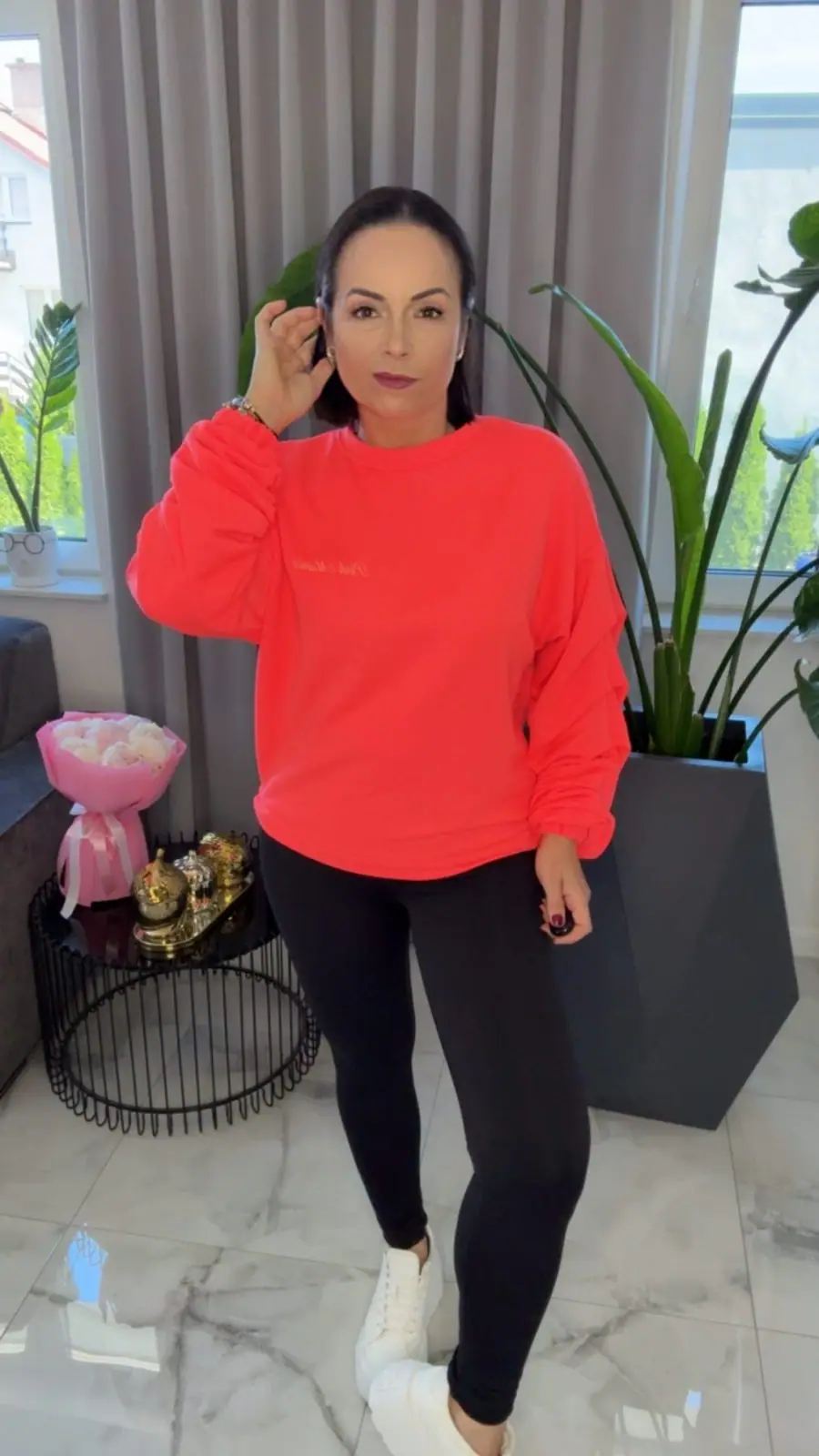 Bluza Pink Mania neon pomarańcz – miniatura 6 z 15