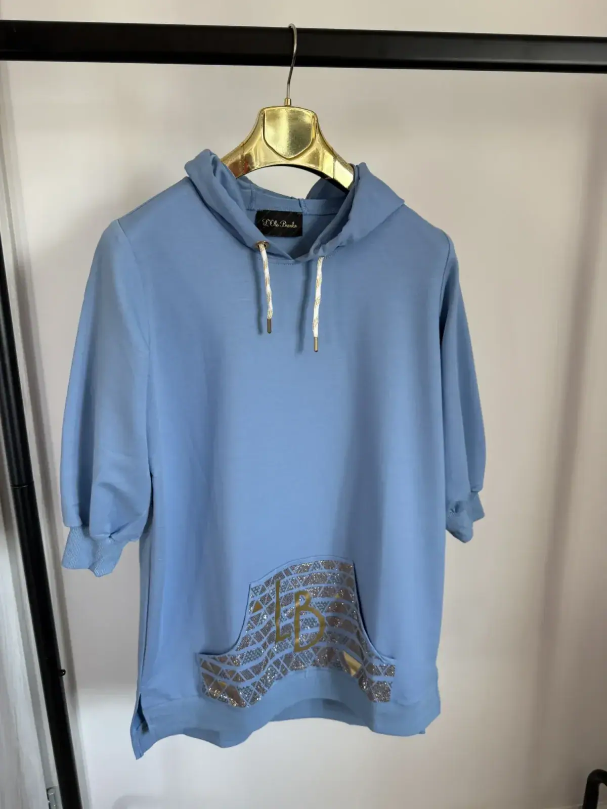 Bluza niebieska Lola Bianka tunika – miniatura 8 z 12