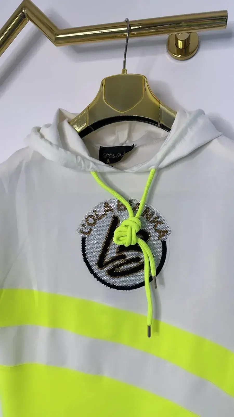 Sukienka Lola Bianka tunika dresowa neon – miniatura 8 z 8
