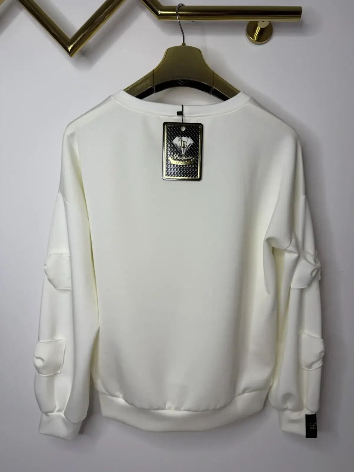 Bluza biała Lola Bianka z kokardką – miniatura 10 z 10