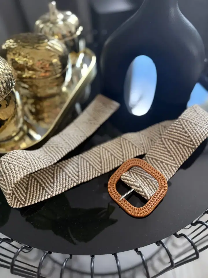 PASEK z klamrą na gumie cudnie wygodny, zdjęcie 1 z 2 – odzież damska Victoria Fashion