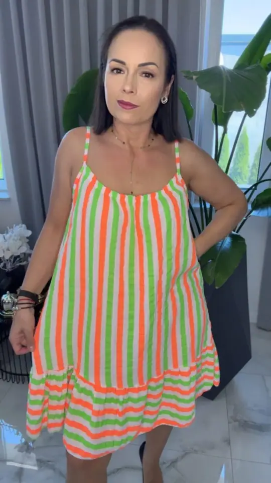 Sukienka letnia na ramiączkach, zdjęcie 2 z 2 – odzież damska Victoria Fashion