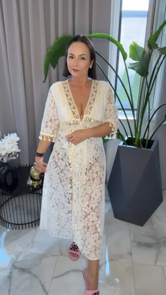 Narzutka plażowa boho piękna i wygodna, zdjęcie 1 z 2 – odzież damska Victoria Fashion