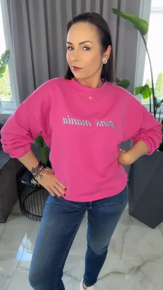 Bluza Pink Mania różowa, zdjęcie 1 z 2 – odzież damska Victoria Fashion