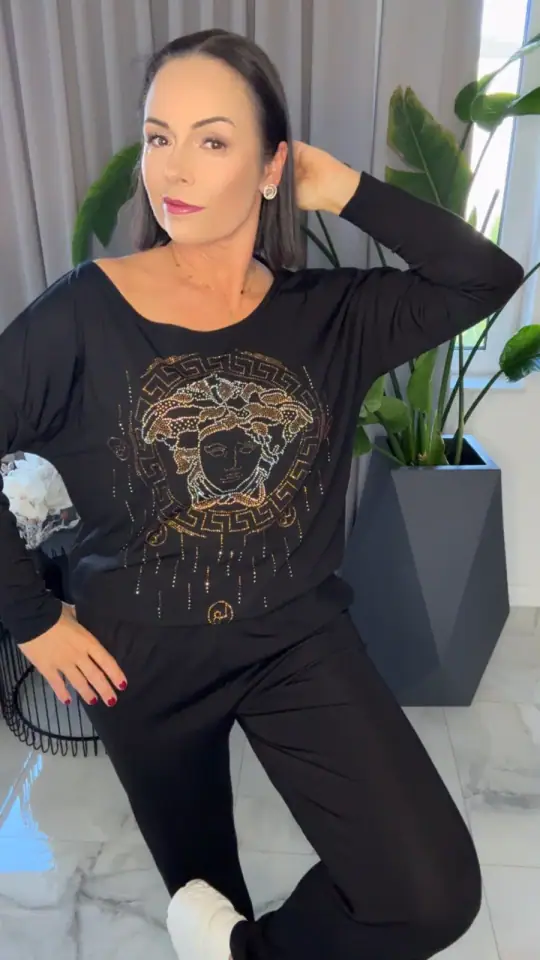 Kombinezon Lola Bianka czarny elegancki, zdjęcie 2 z 2 – odzież damska Victoria Fashion