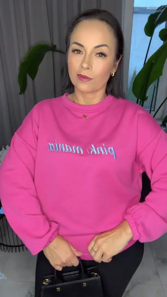 Bluza różowa Pink Mania bawełniana, Lola Bianka, zdjęcie 1 z 2 – odzież damska Victoria Fashion