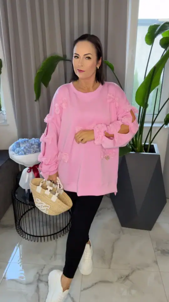 Bluza różowa Lola Bianka cudna, zdjęcie 1 z 2 – odzież damska Victoria Fashion