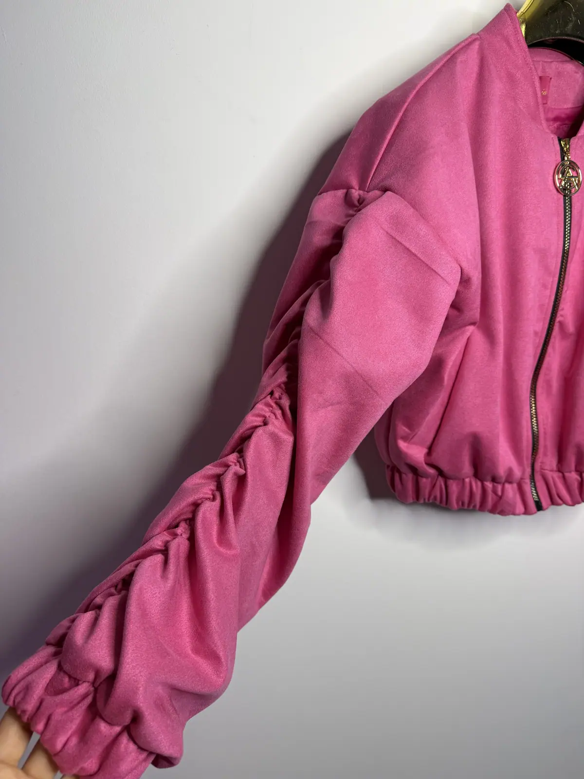 Kurtka różowa bomberka Pink Mania – miniatura 10 z 13