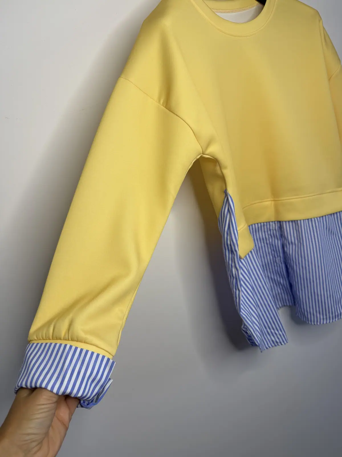 Bluza żółta z koszulą piękna – miniatura 9 z 11