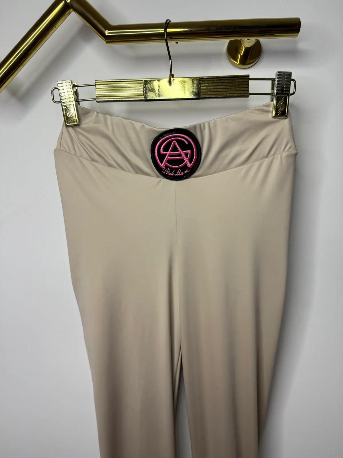 Leginsy beżowe Pink Mania M/L – miniatura 7 z 11