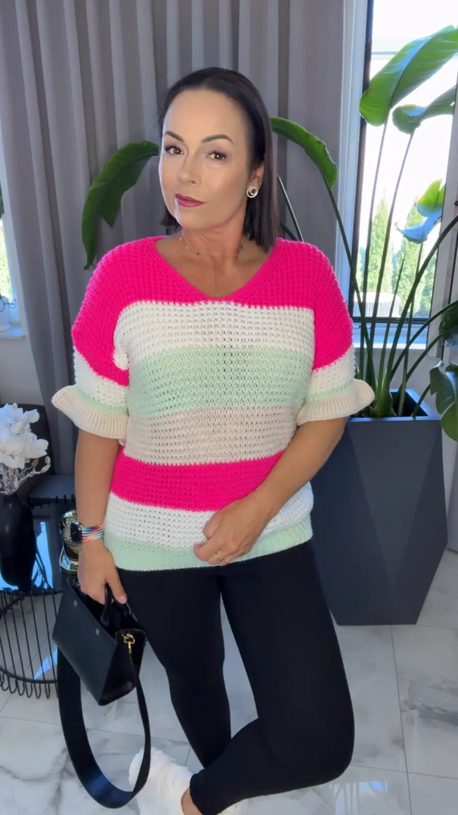 Sweter mięciutki krótki rękaw – miniatura 6 z 9