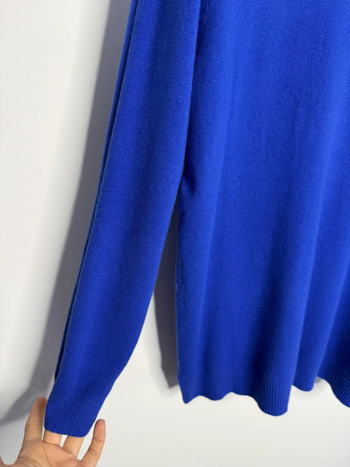 Sweter chabrowy wygodny golfik – miniatura 7 z 8