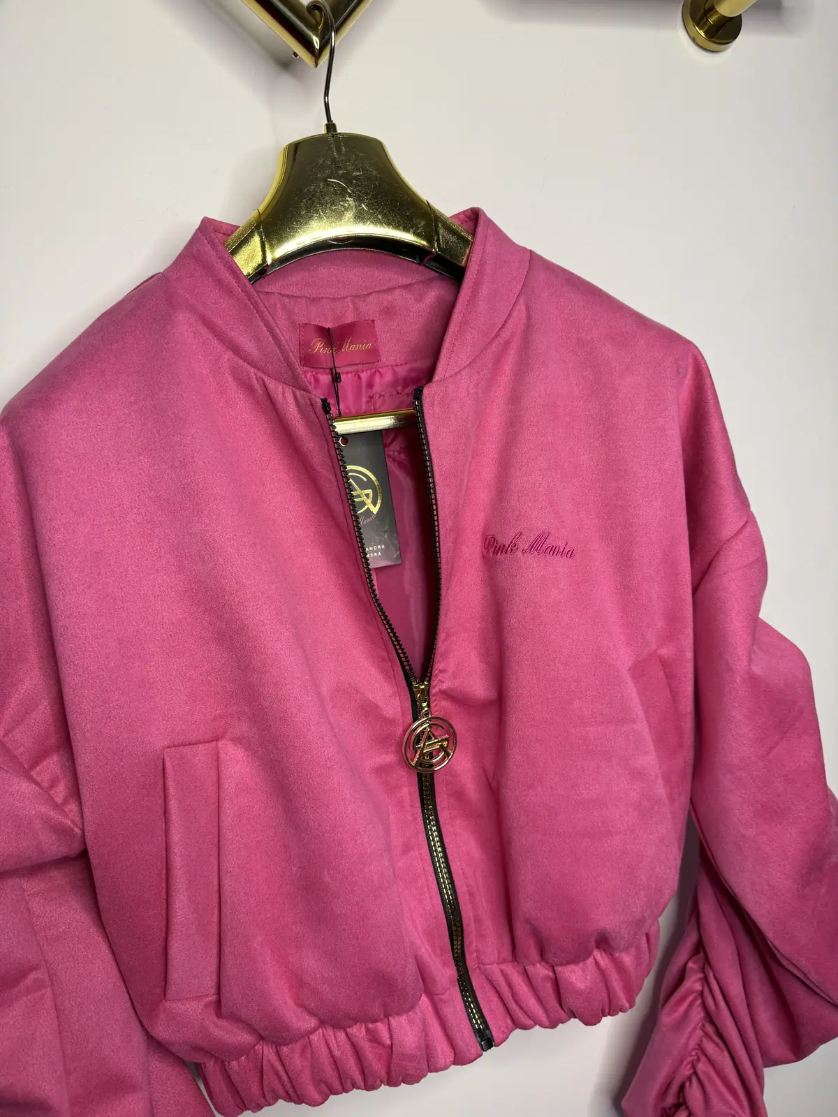 Kurtka różowa bomberka Pink Mania – miniatura 11 z 13