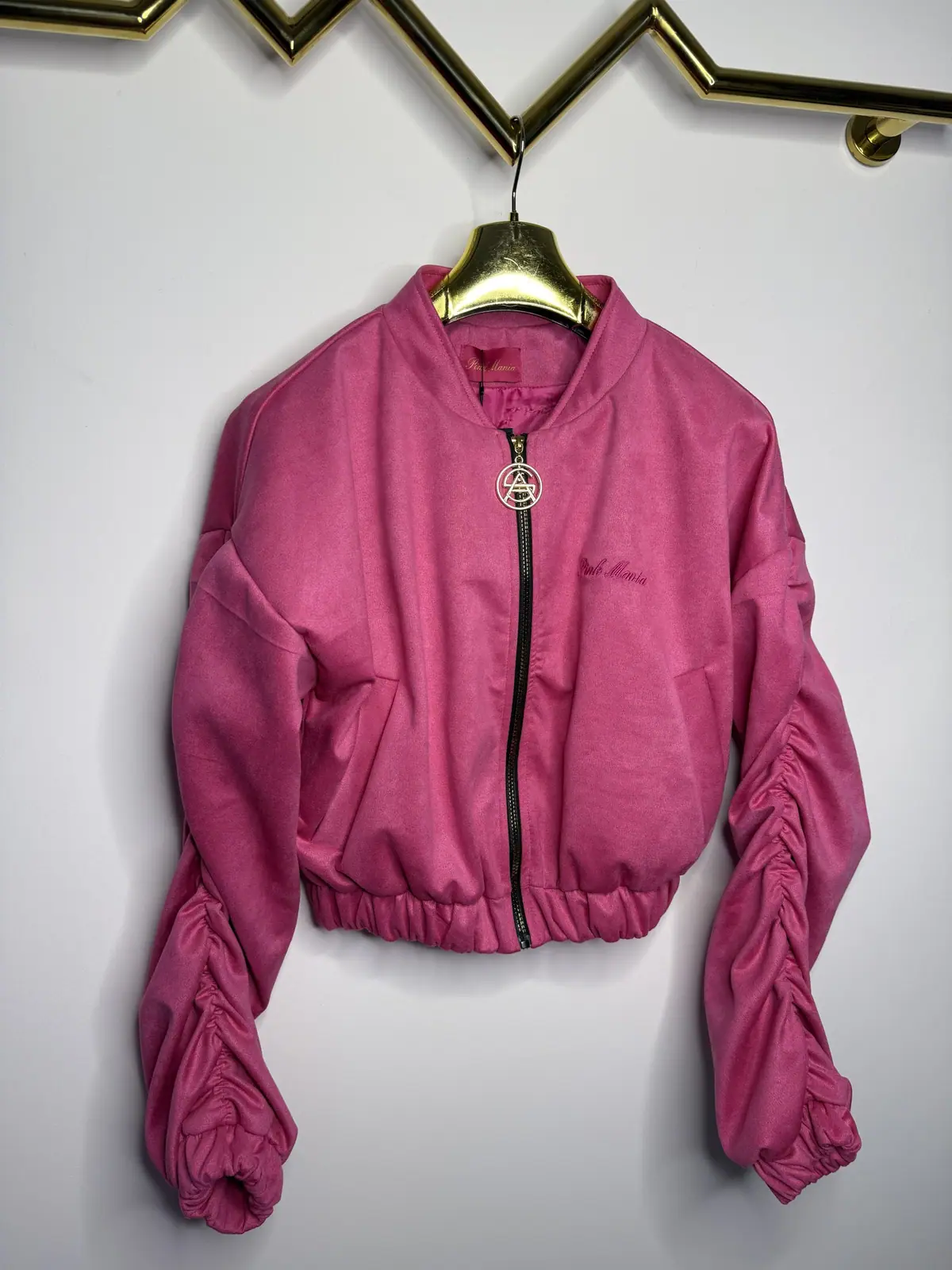 Kurtka różowa bomberka Pink Mania – miniatura 9 z 13
