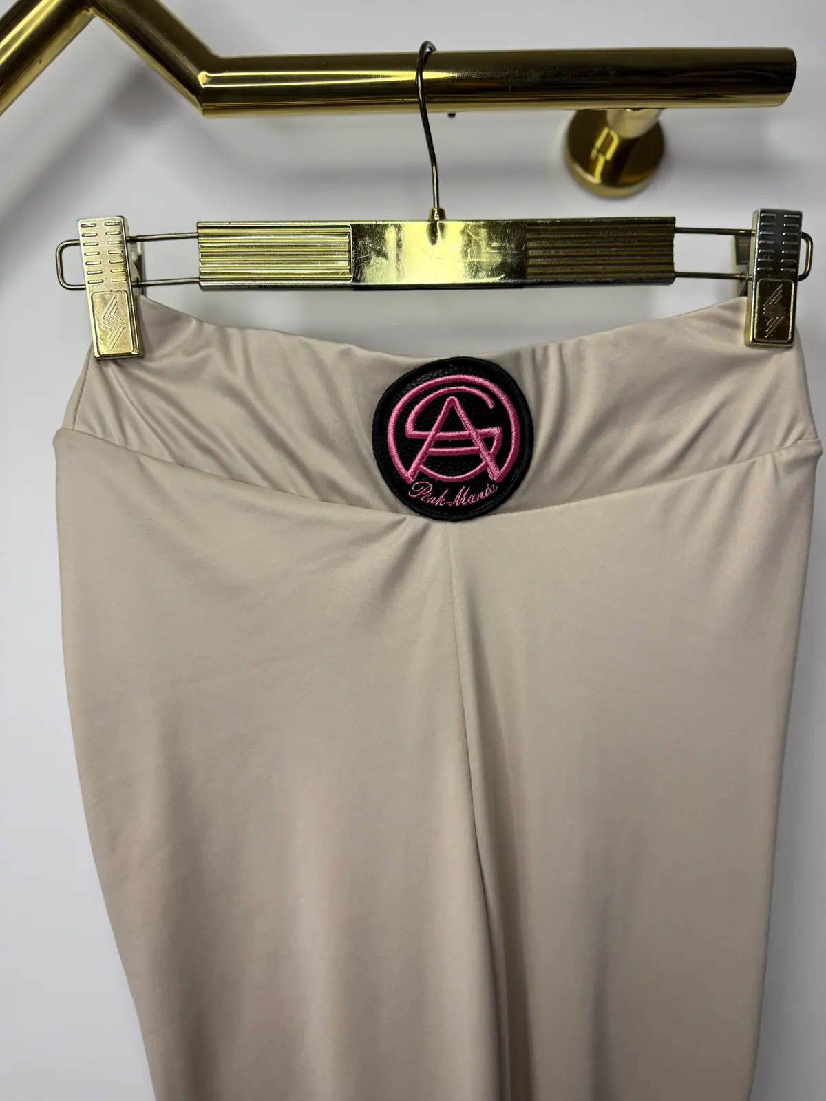 Leginsy beżowe Pink Mania M/L – miniatura 9 z 11