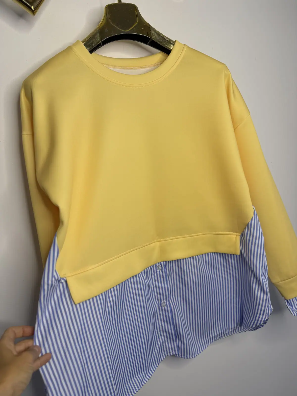 Bluza żółta z koszulą piękna – miniatura 11 z 11
