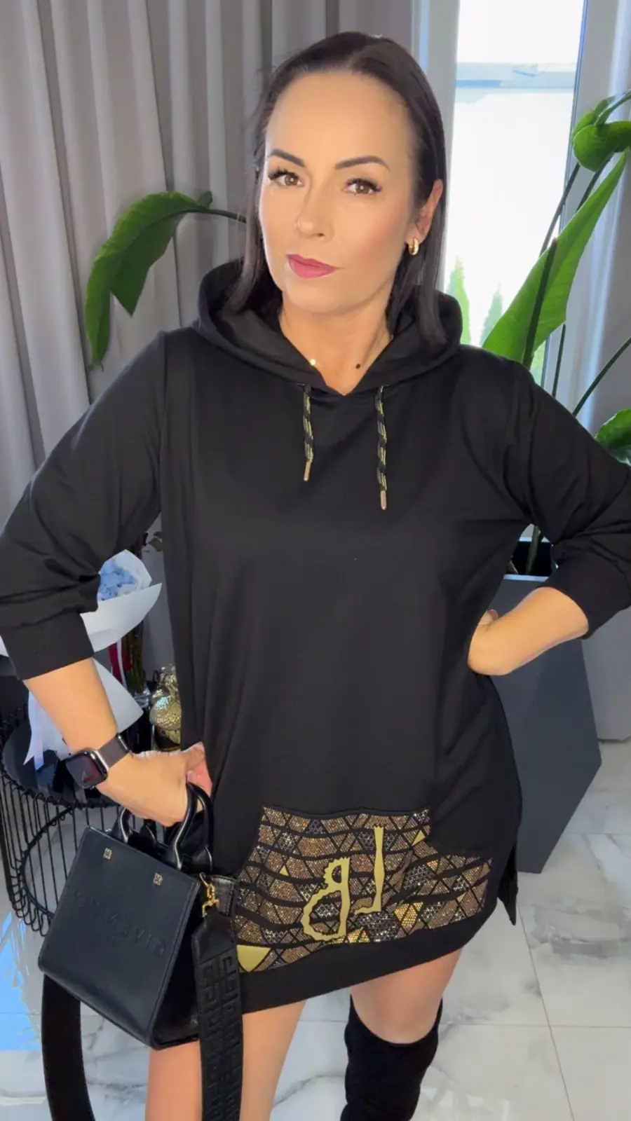 Bluza czarna Lola Bianka – miniatura 5 z 5