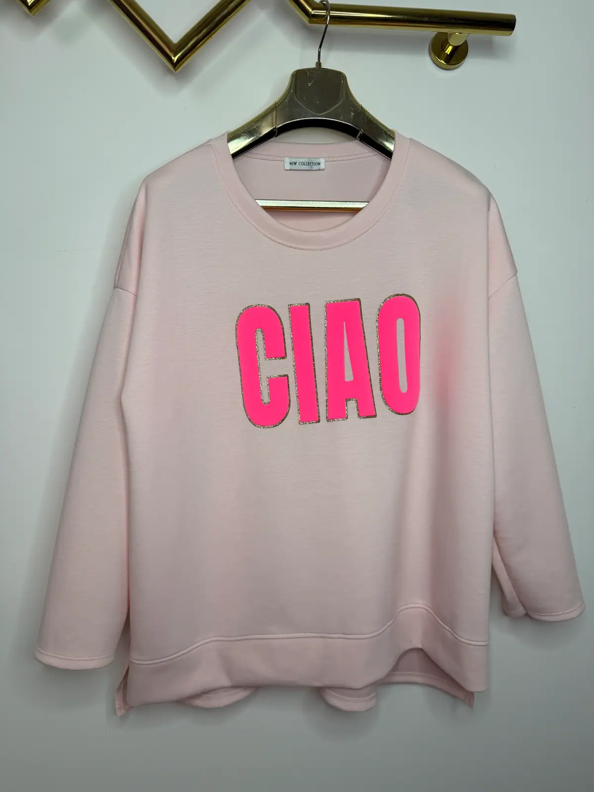 Bluza różowa CIAO wygodna tunika – miniatura 6 z 9