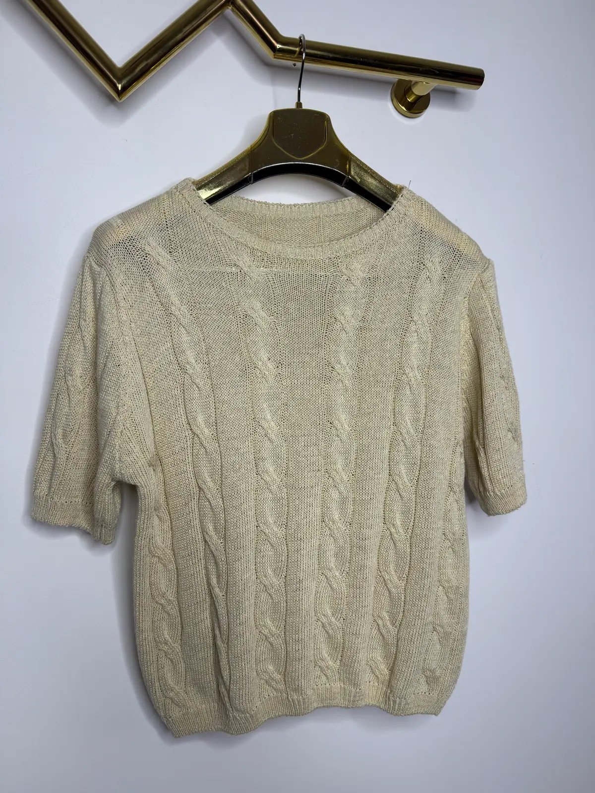 Sweter beżowy piękny – miniatura 6 z 9
