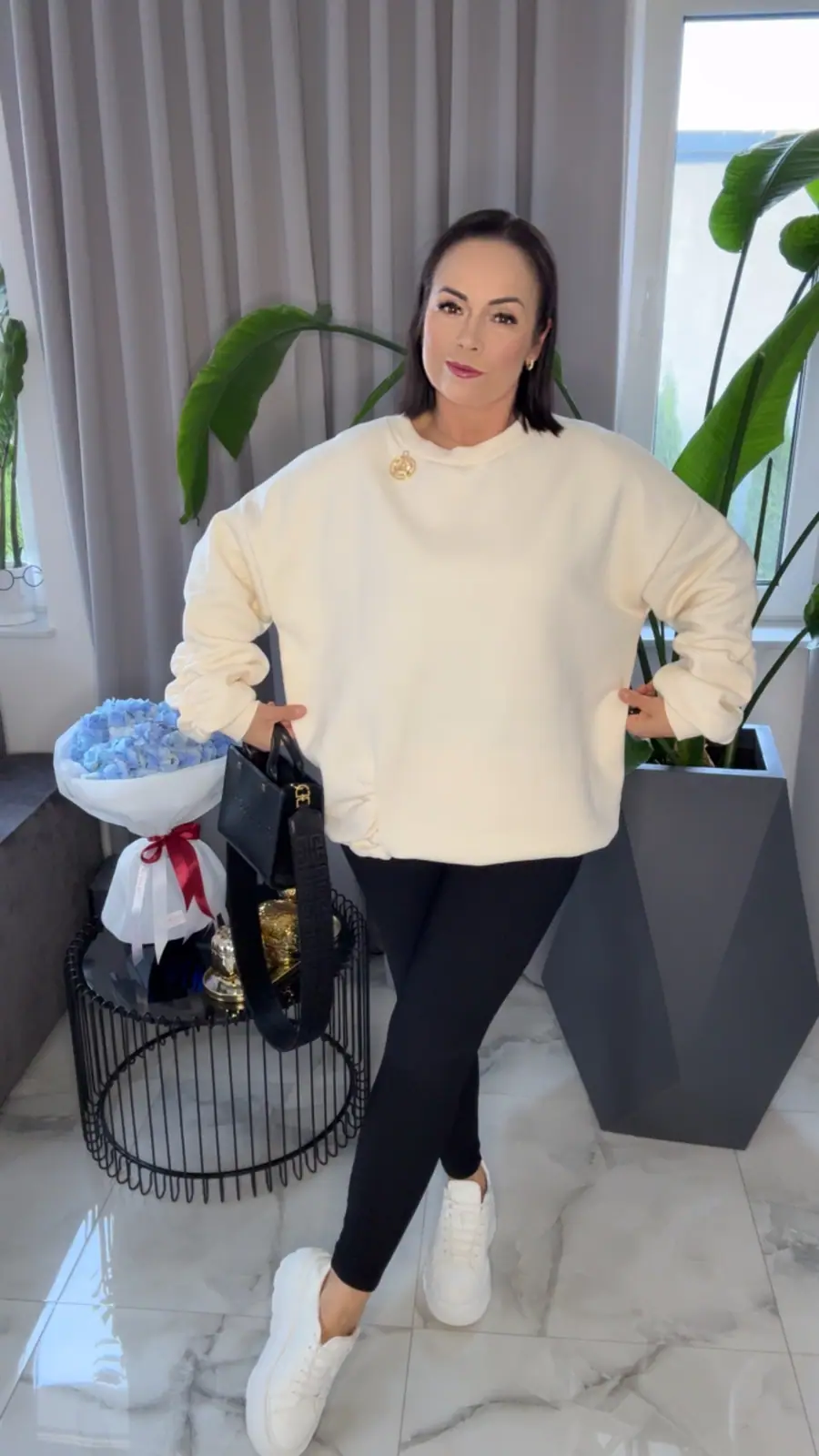 Bluza Lola Bianka crem cieplutka – miniatura 6 z 11