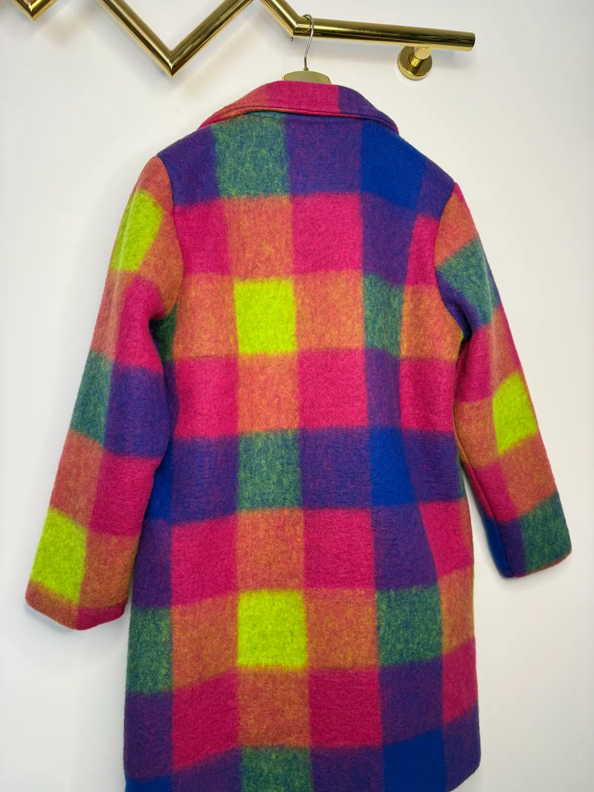 Płaszcz elegancki multicolor przepiękny – miniatura 11 z 12