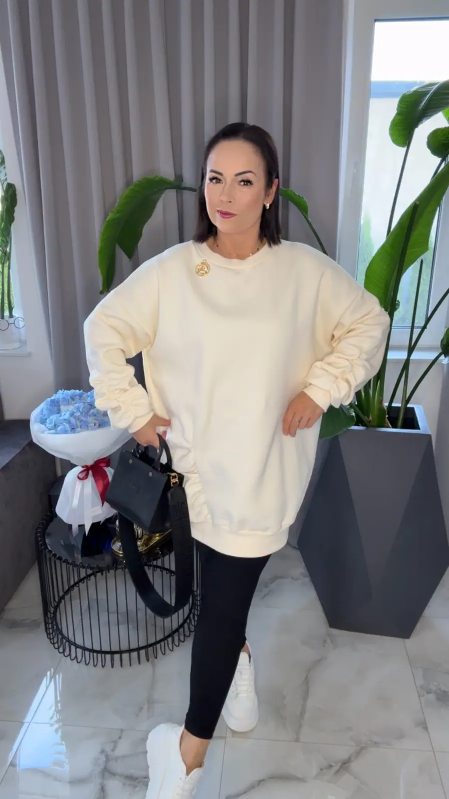 Bluza Lola Bianka crem cieplutka – miniatura 7 z 11