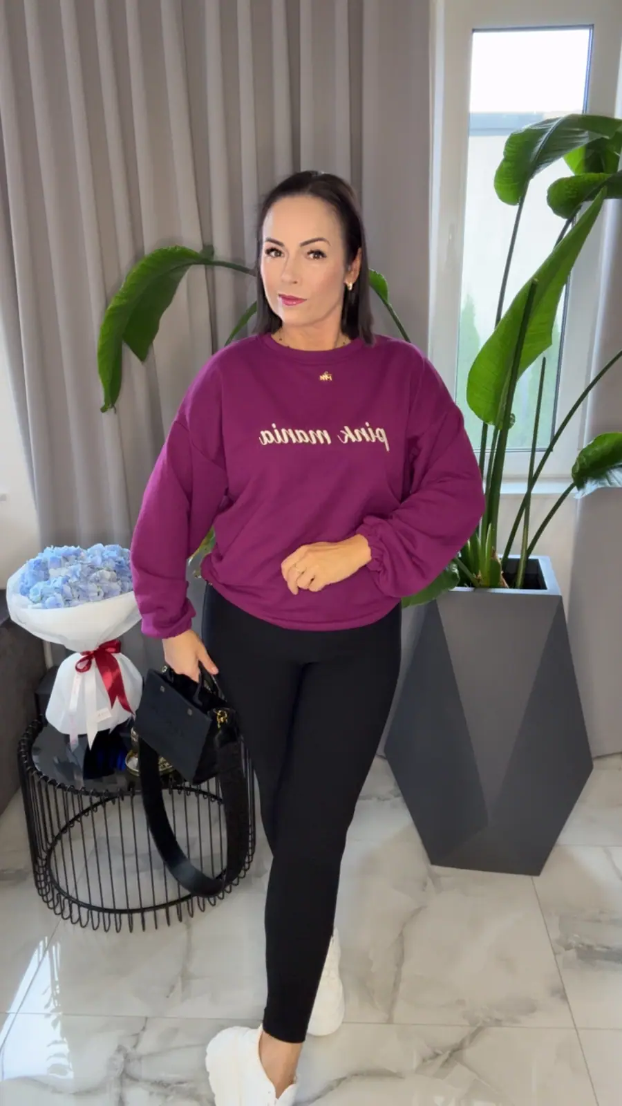 Bluza fioletowa Pink Mania – miniatura 4 z 8