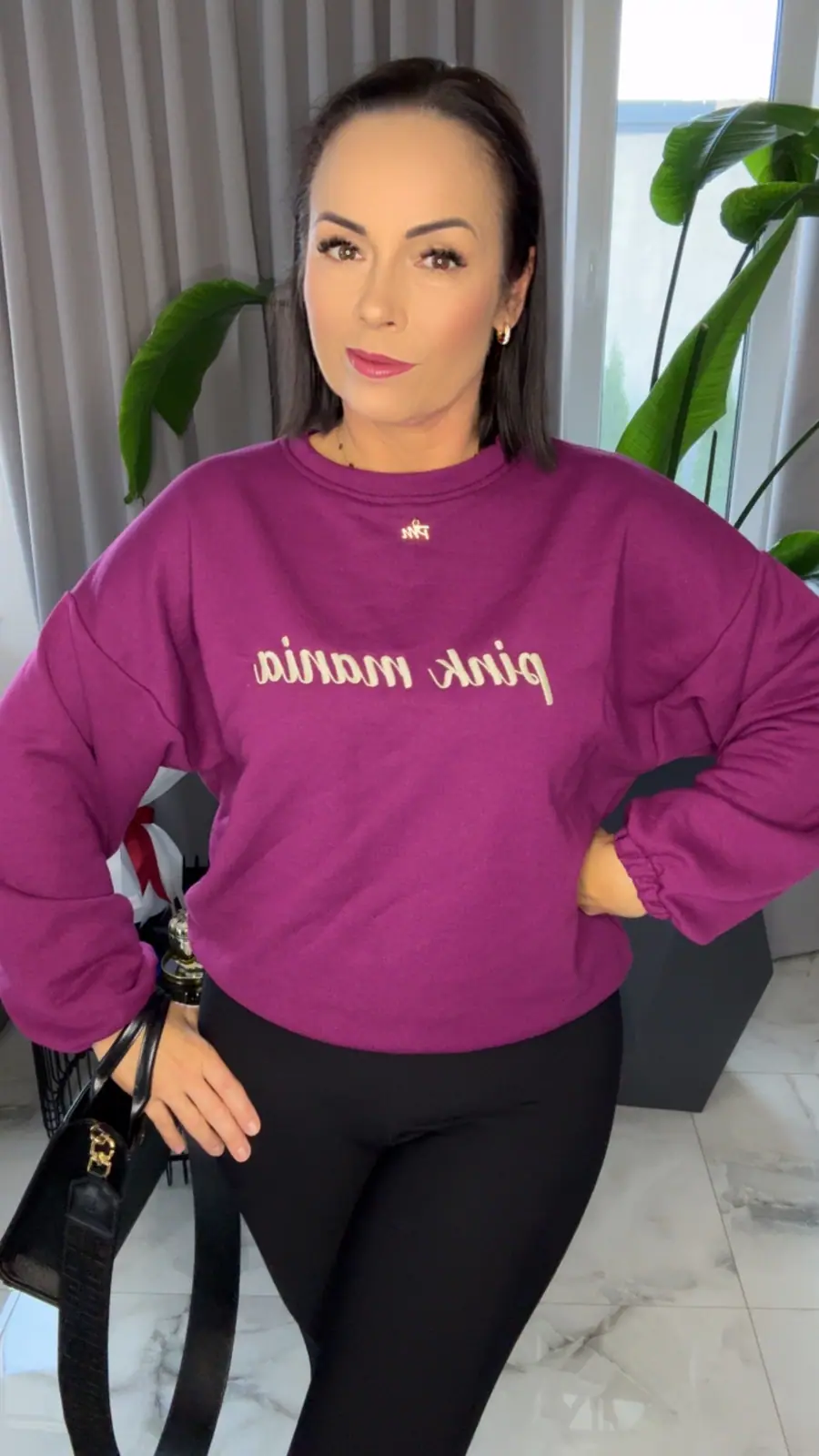 Bluza fioletowa Pink Mania – miniatura 3 z 8