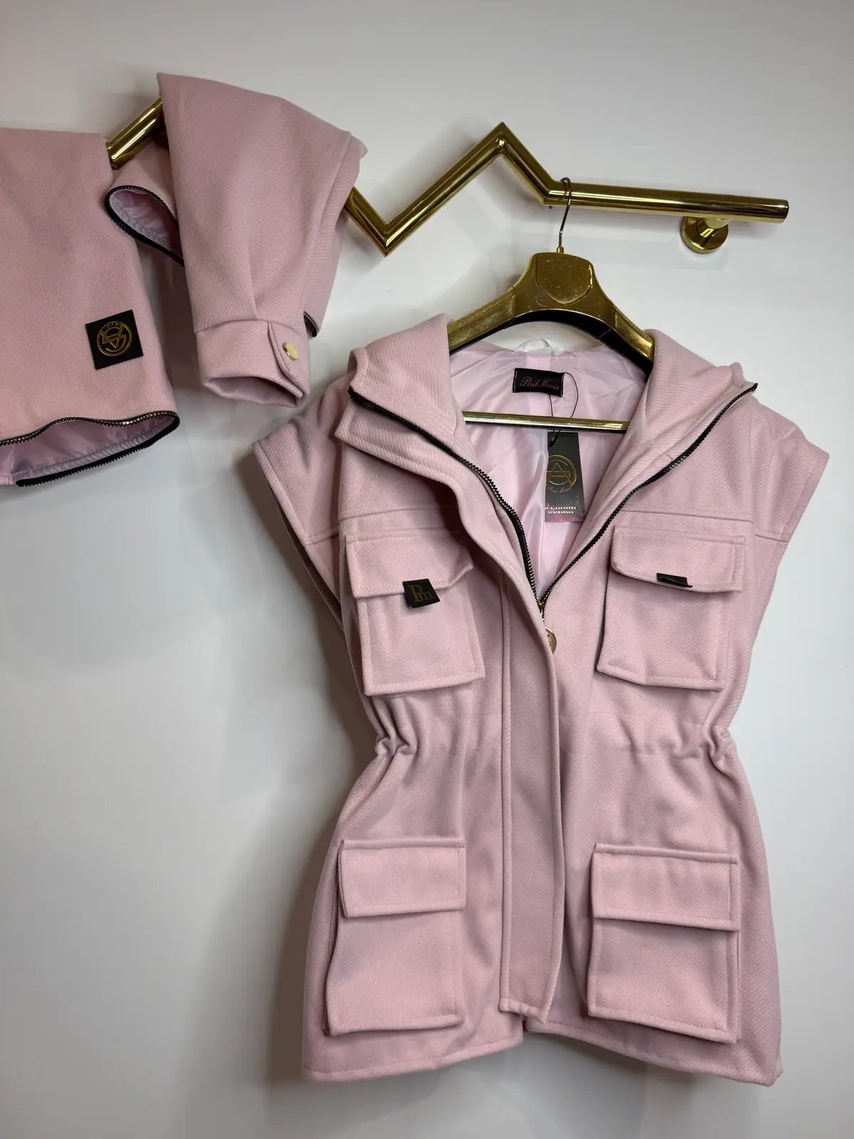 Kurtka róźowa parka Pink Mania piękna – miniatura 12 z 12