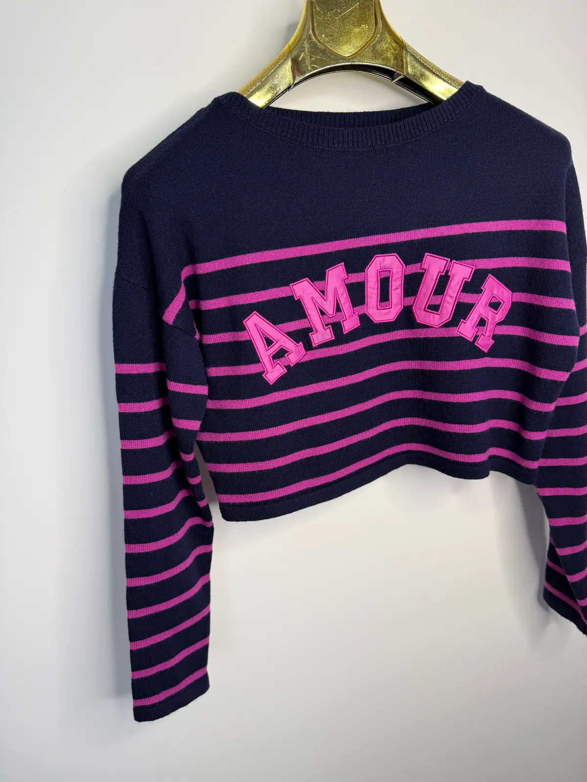 Sweter krótki fioletowy piękny – miniatura 7 z 7