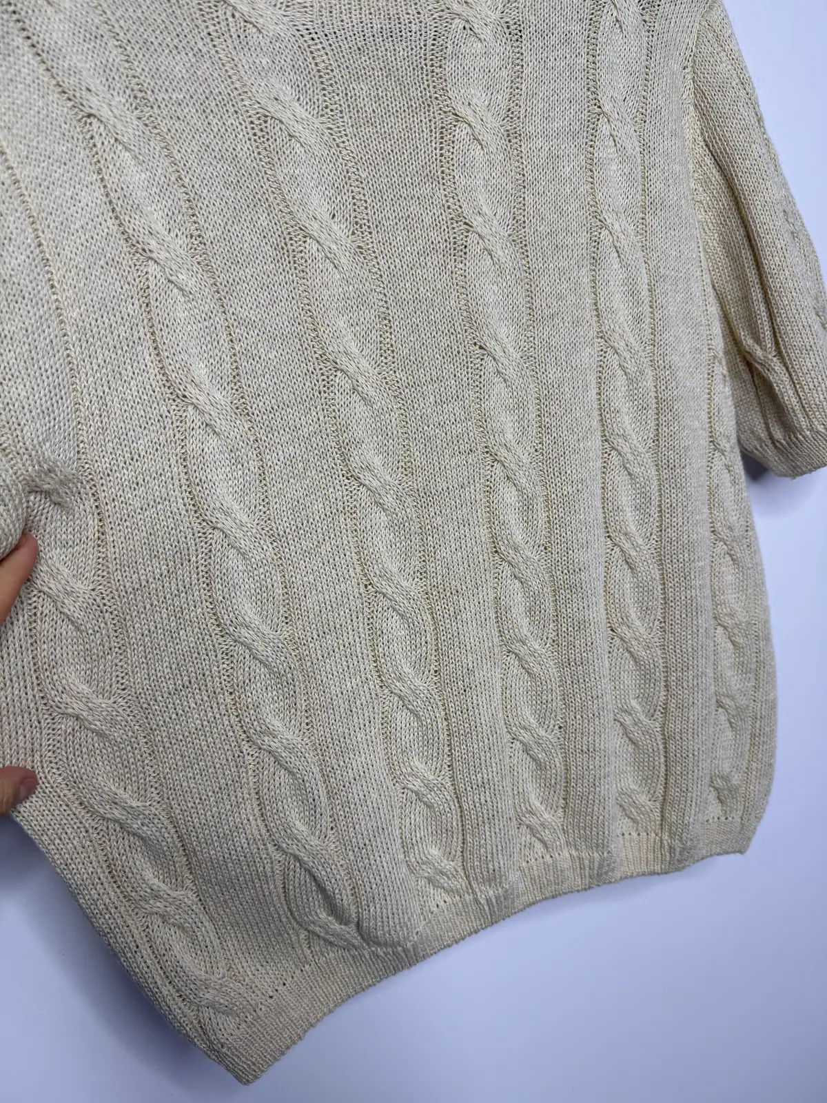 Sweter beżowy piękny – miniatura 9 z 9