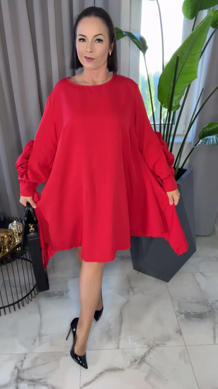 Sukienka czerwona Lola Bianka – miniatura 8 z 13