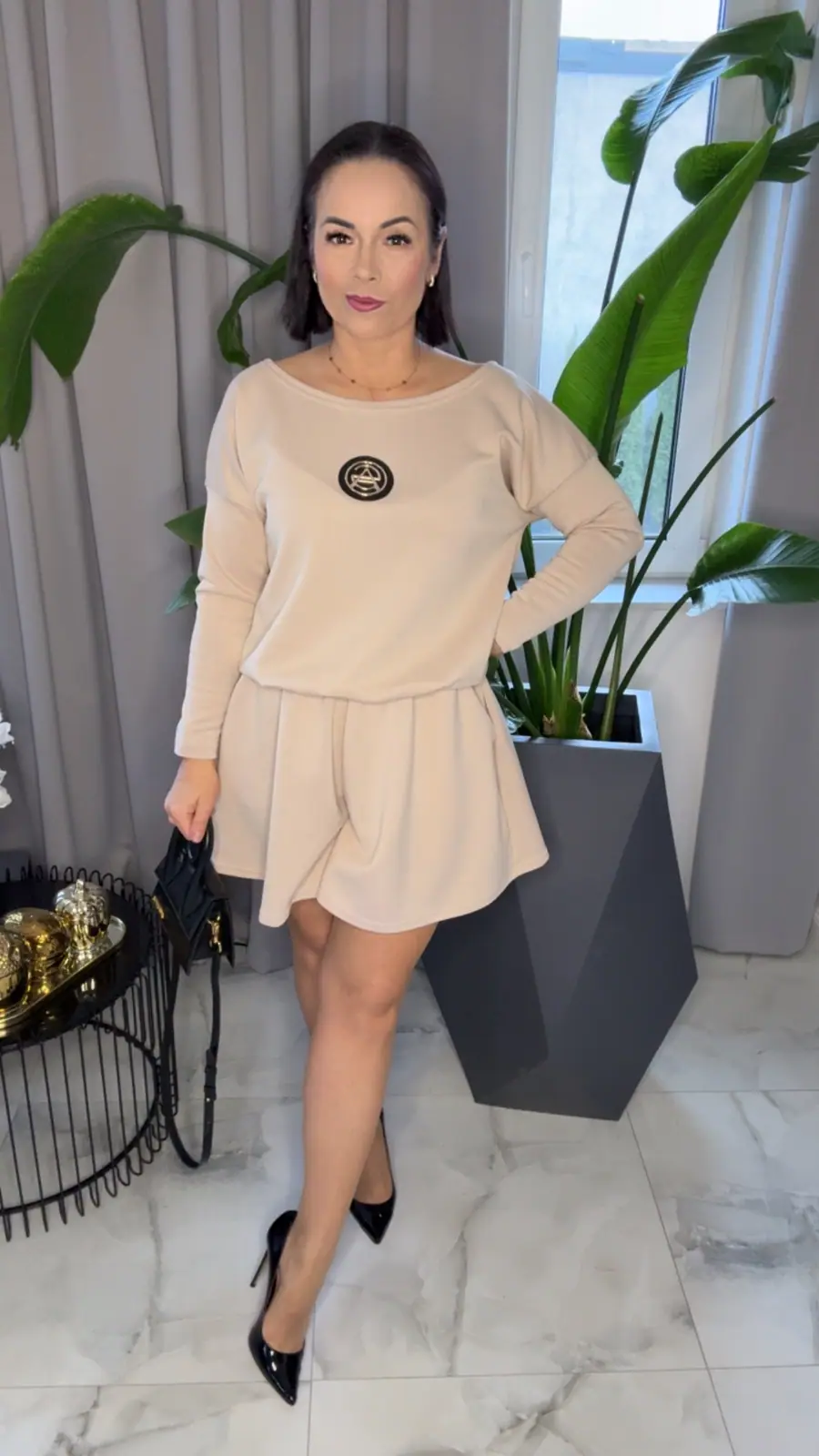 Kombinezon beżowy Lola Bianka – miniatura 3 z 7
