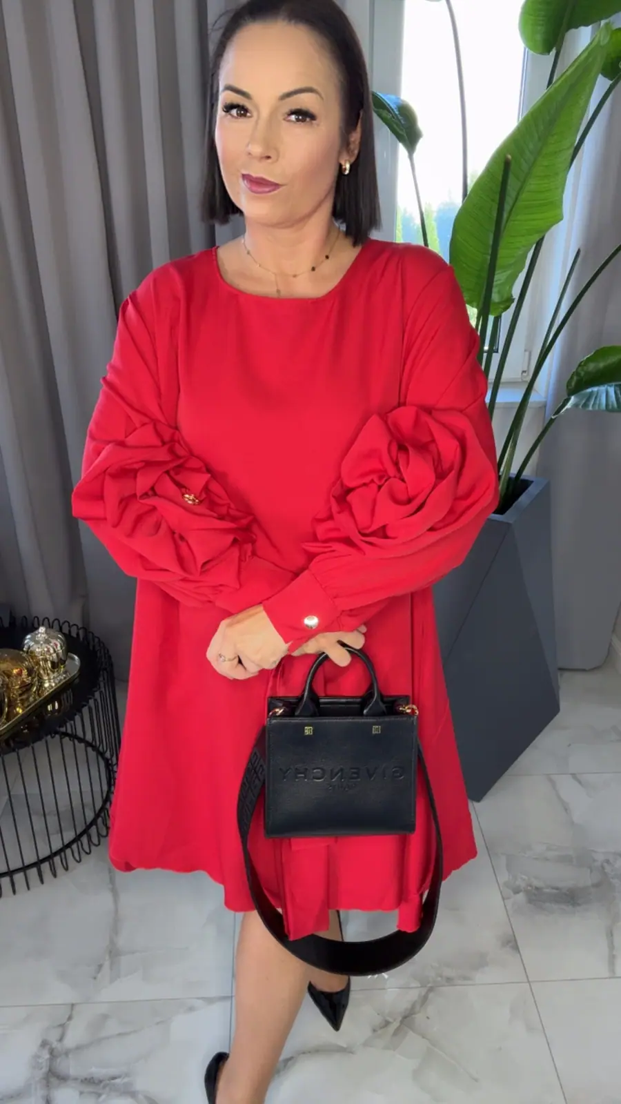 Sukienka czerwona Lola Bianka – miniatura 5 z 13