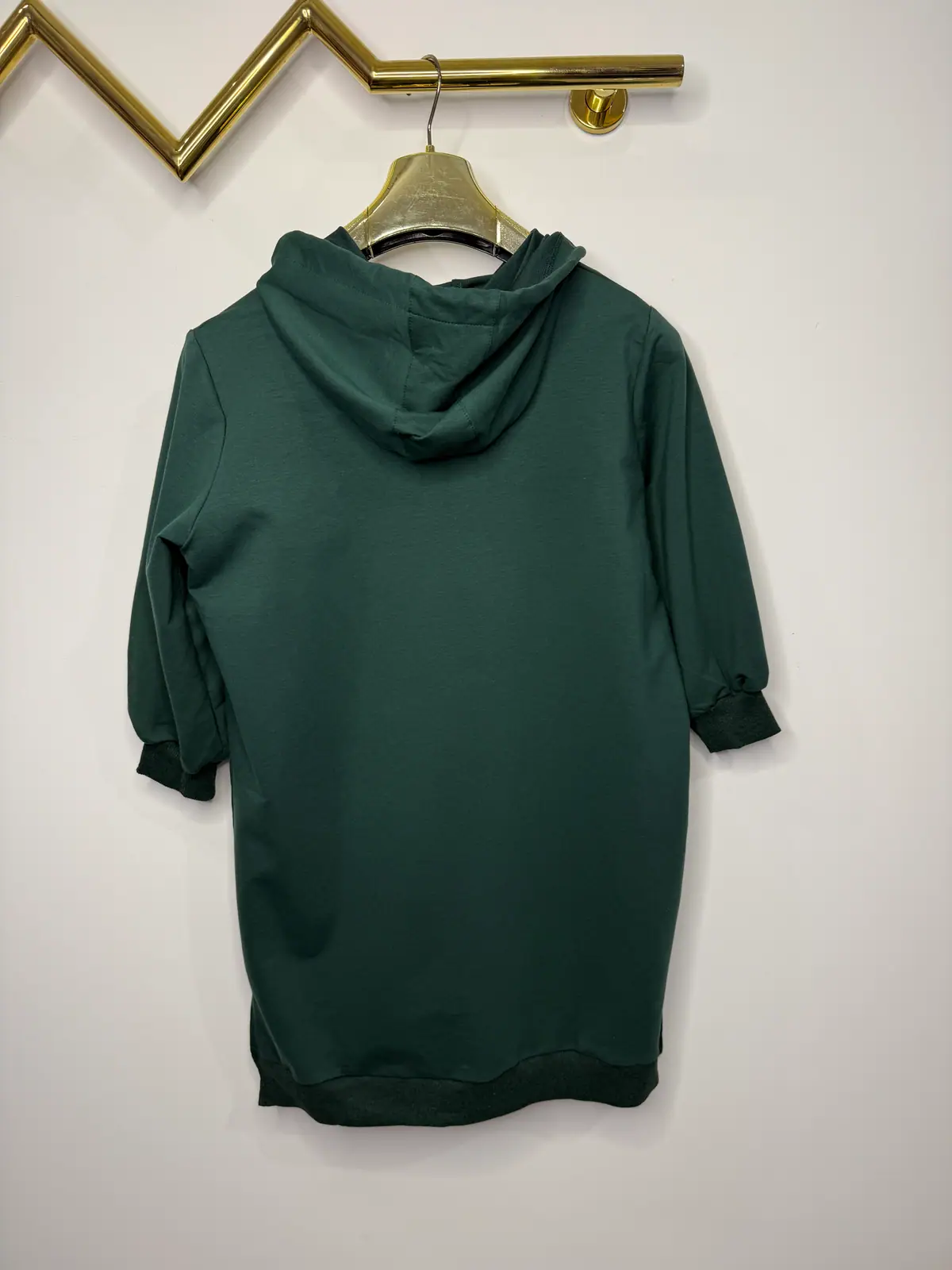 Bluza zielona Lola Bianka tunika dresowa – miniatura 7 z 9
